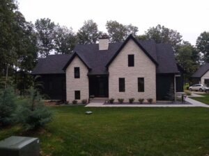 Natural White Limestone Veneer Enhancing Houston, TX Home Exterior