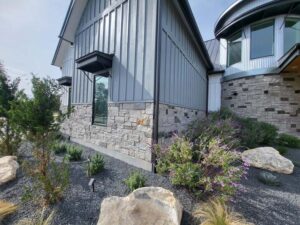 Natural Thin Sandstone Residential Veneer - Houston, TX