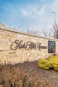 Natural Gold Limestone Veneer on Commercial Signage - Houston, TX